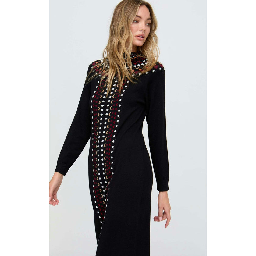 Jethro Geometric Printed Maxi Dress
