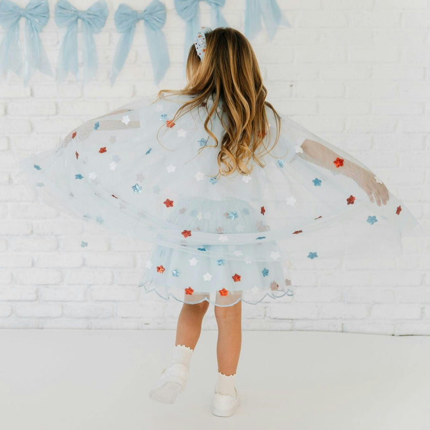 USA Sequin Stars Cape