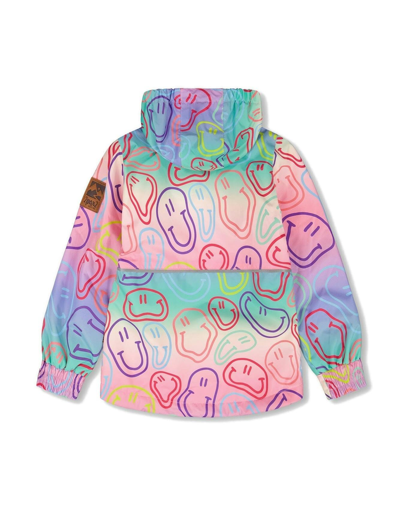 Insulated Two-Piece Mid-Season Outerwear Set Multicolored Printed Smileys