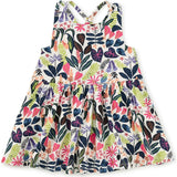 Strappy Back Skirted Dress, Green