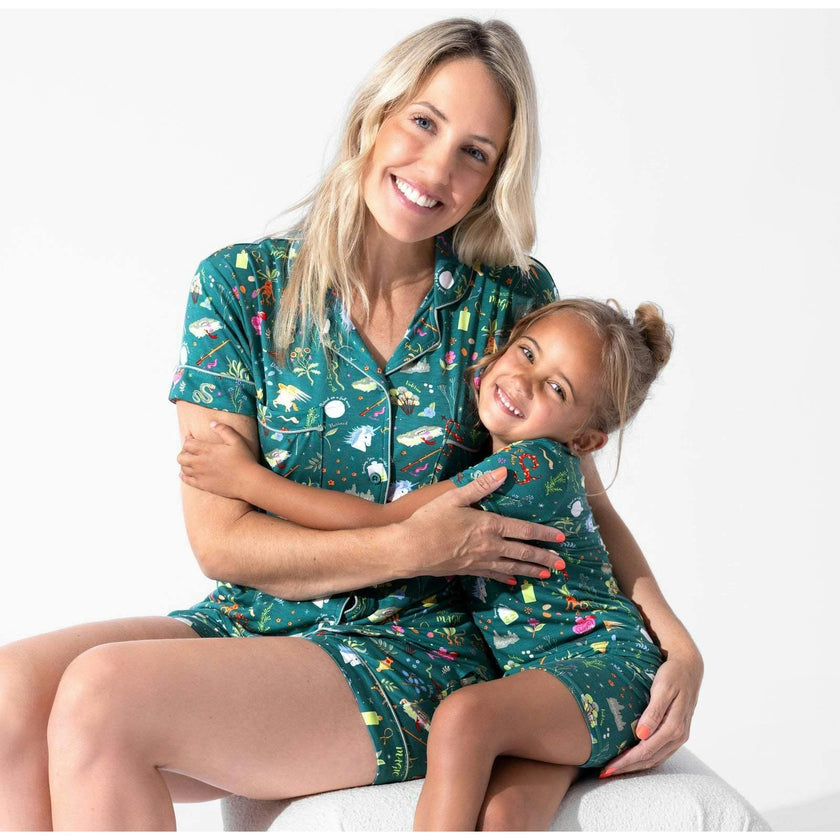 Mandrakes Potions & Herbs Bamboo Kids Pajama Short Set