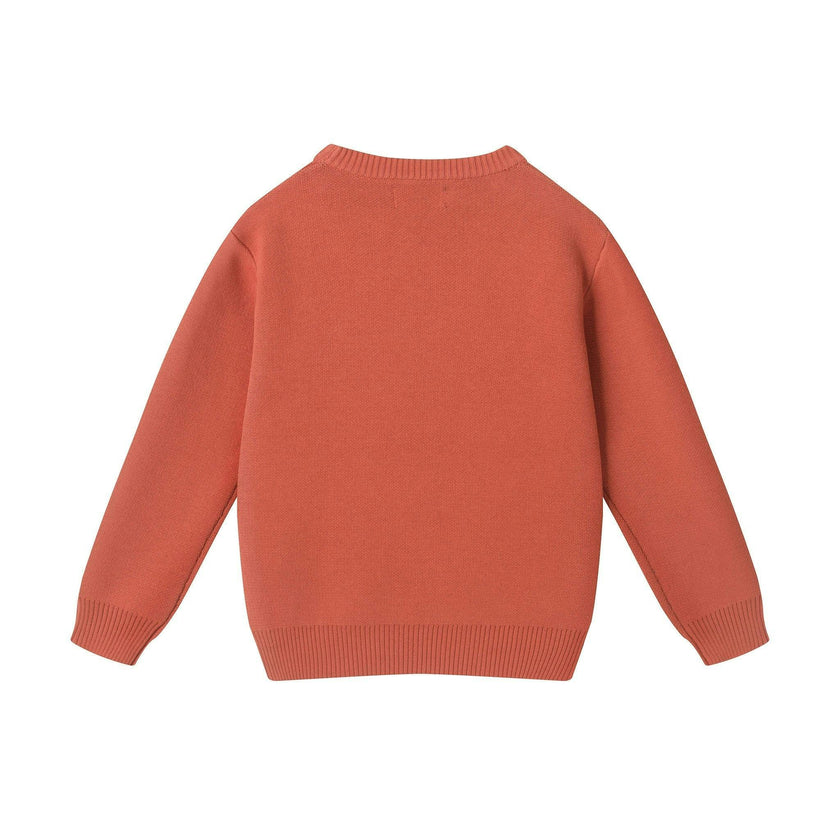 Graphic Crewneck Sweater | Orange Racecar