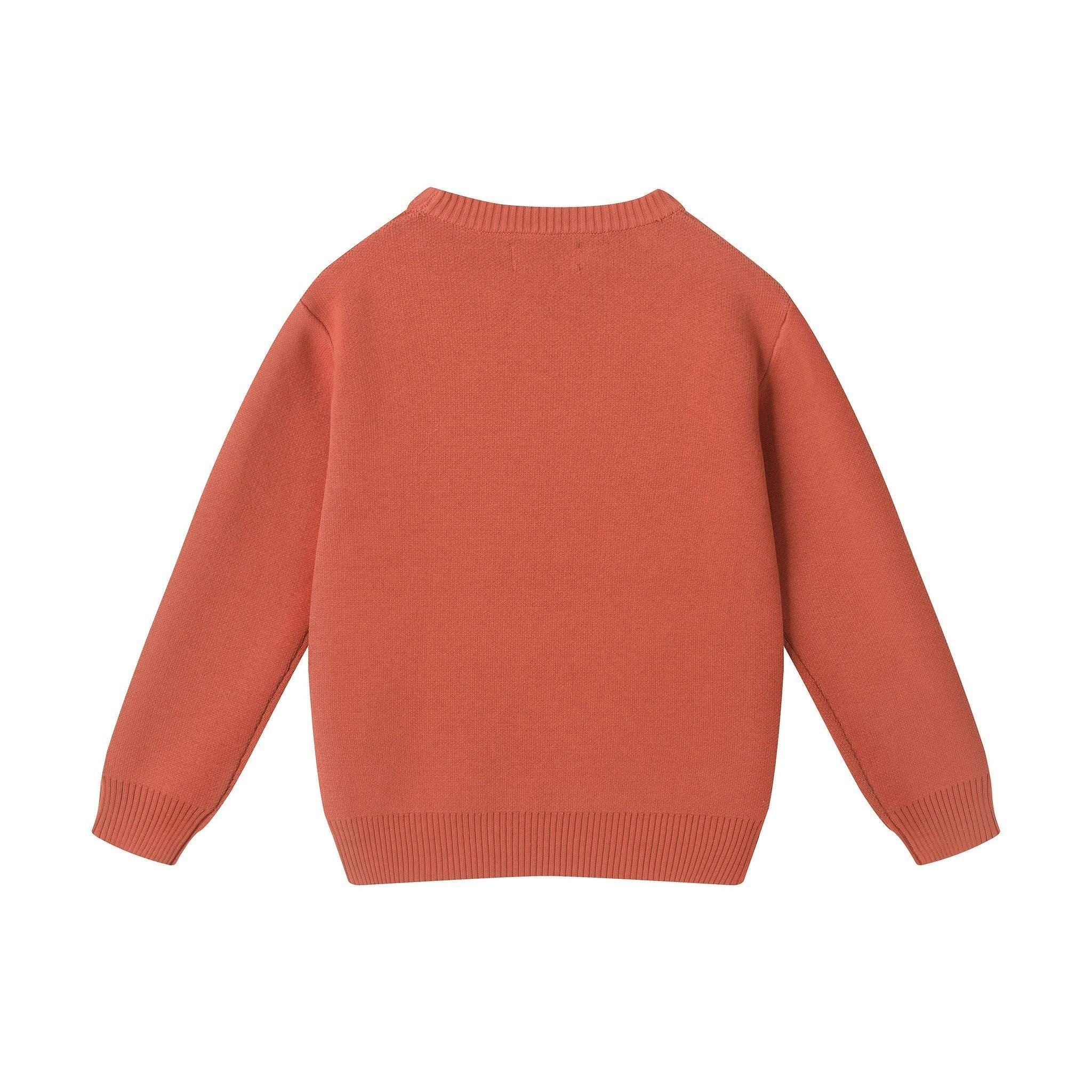 Graphic Crewneck Sweater | Orange Racecar