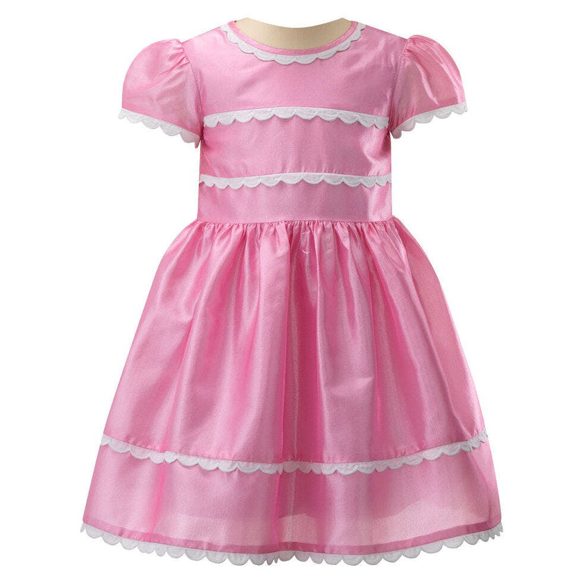 Eloise Taffeta Scalloped Dress