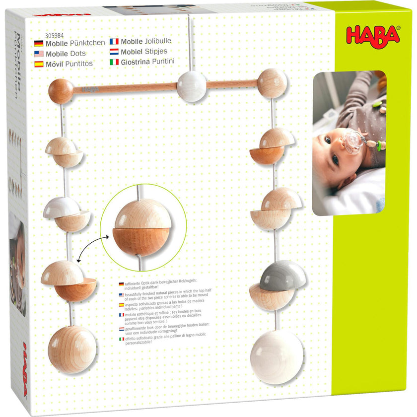 Wooden Mobile Dots