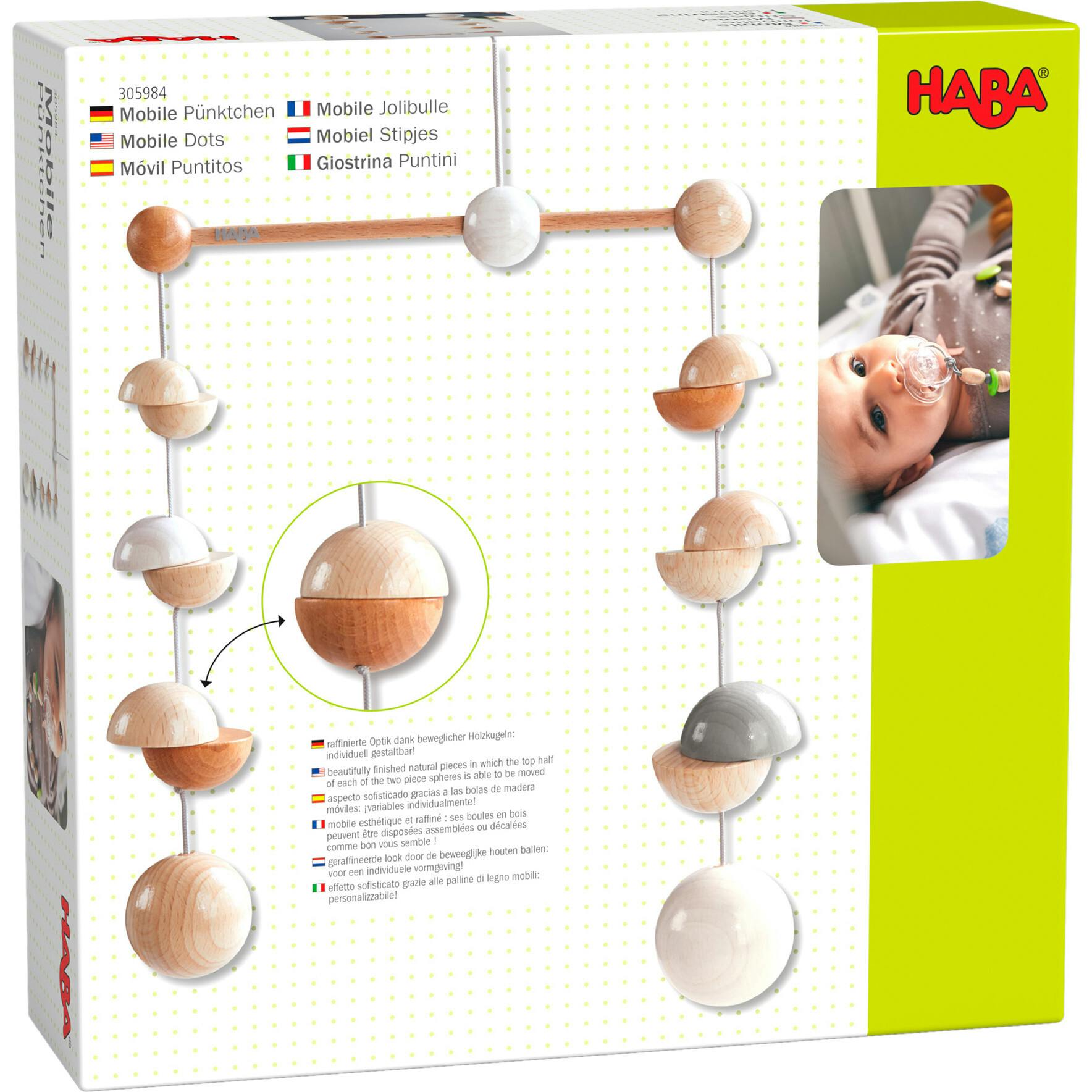 Wooden Mobile Dots