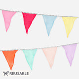 Pastel Rainbow Organza Garland