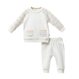 Multicolor Zigzag Sweat Set