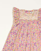 Sita Dress - Emma Floral Purple print