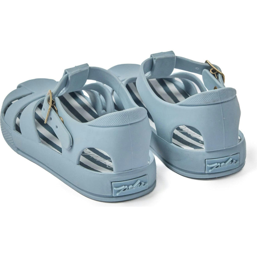 Water-Repellent Fisherman Sandal, Blue