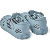 Water-Repellent Fisherman Sandal, Blue