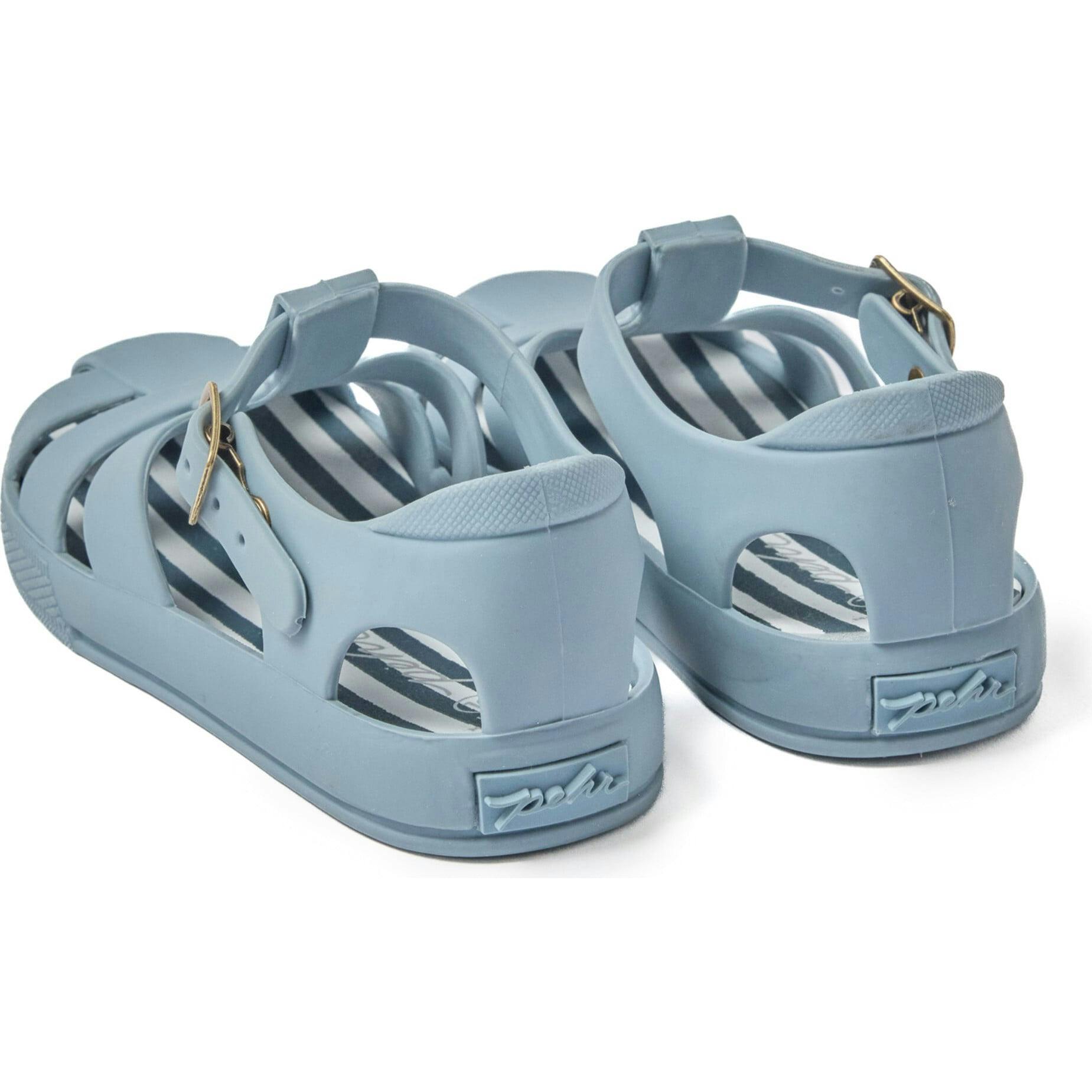 Water-Repellent Fisherman Sandal, Blue