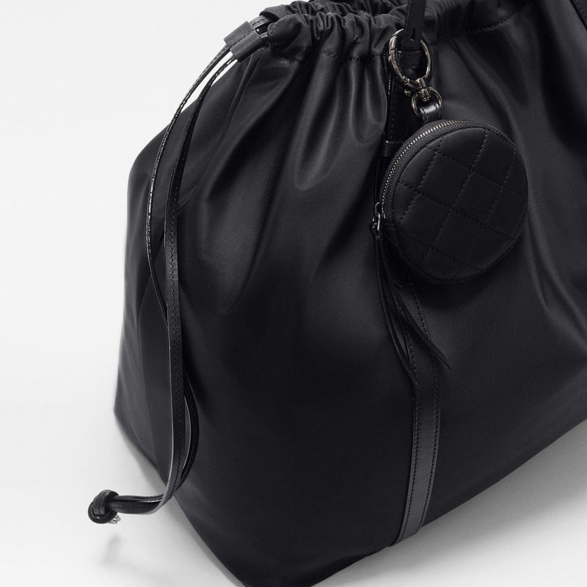 Black Large Waverly Tote