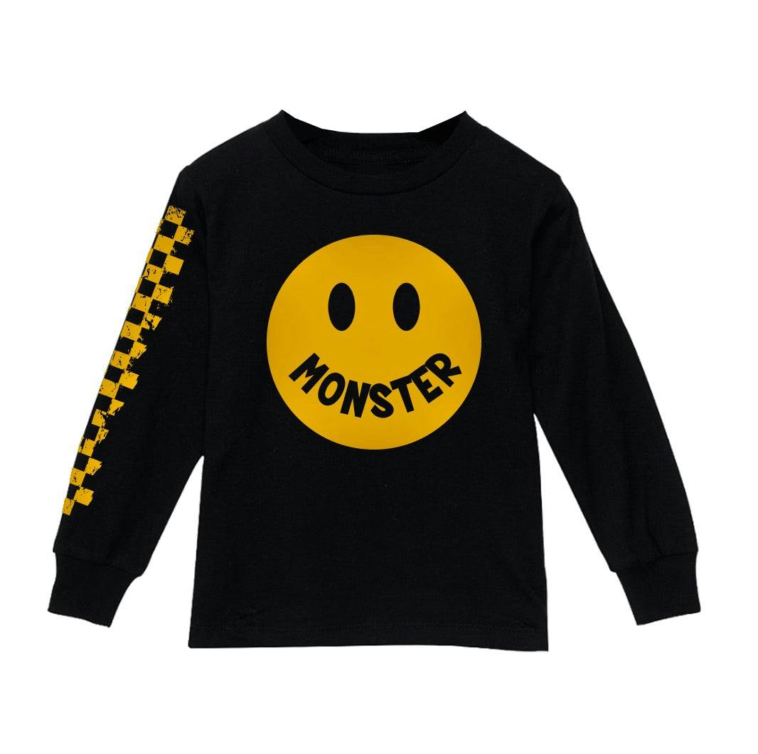 MONSTER Black Long Sleeve - Unisex for Boys and Girls