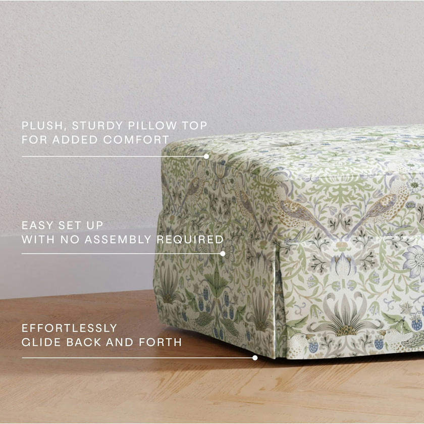Crawford Gliding Ottoman
