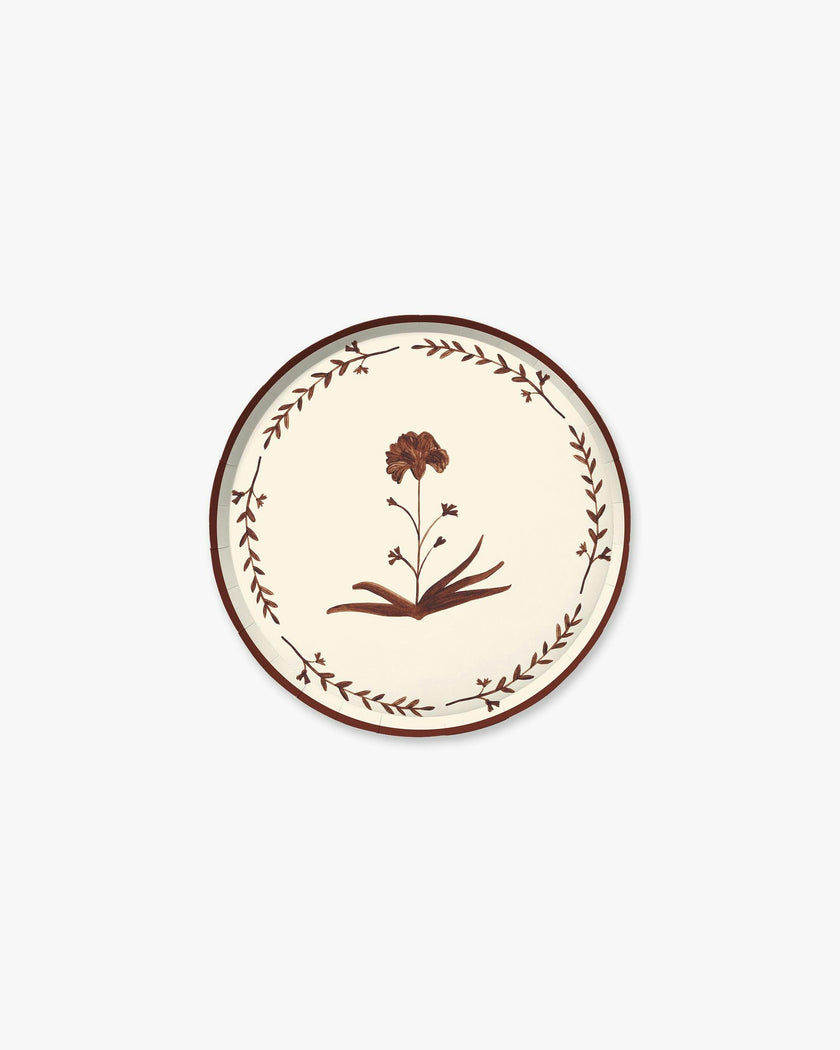 Rowan Hors d’Oeuvres Plate Set in Cinnamon