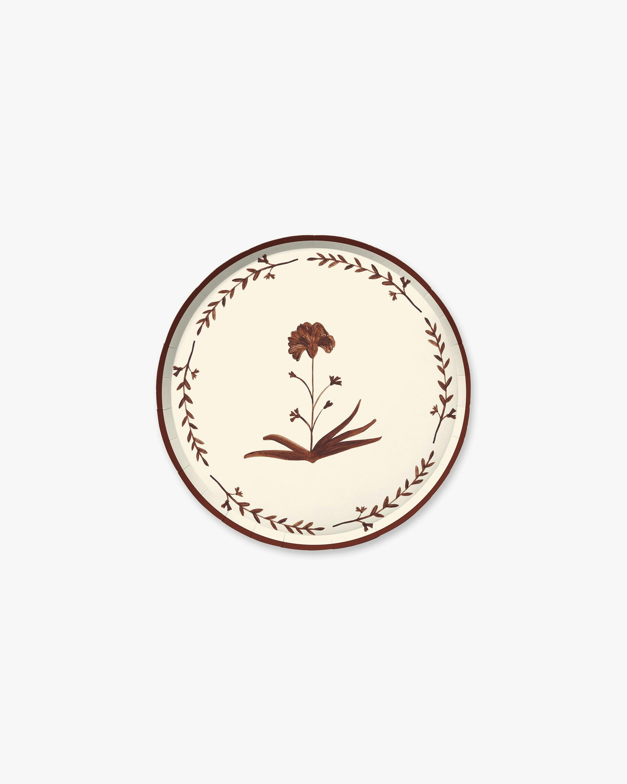 Rowan Hors d’Oeuvres Plate Set in Cinnamon