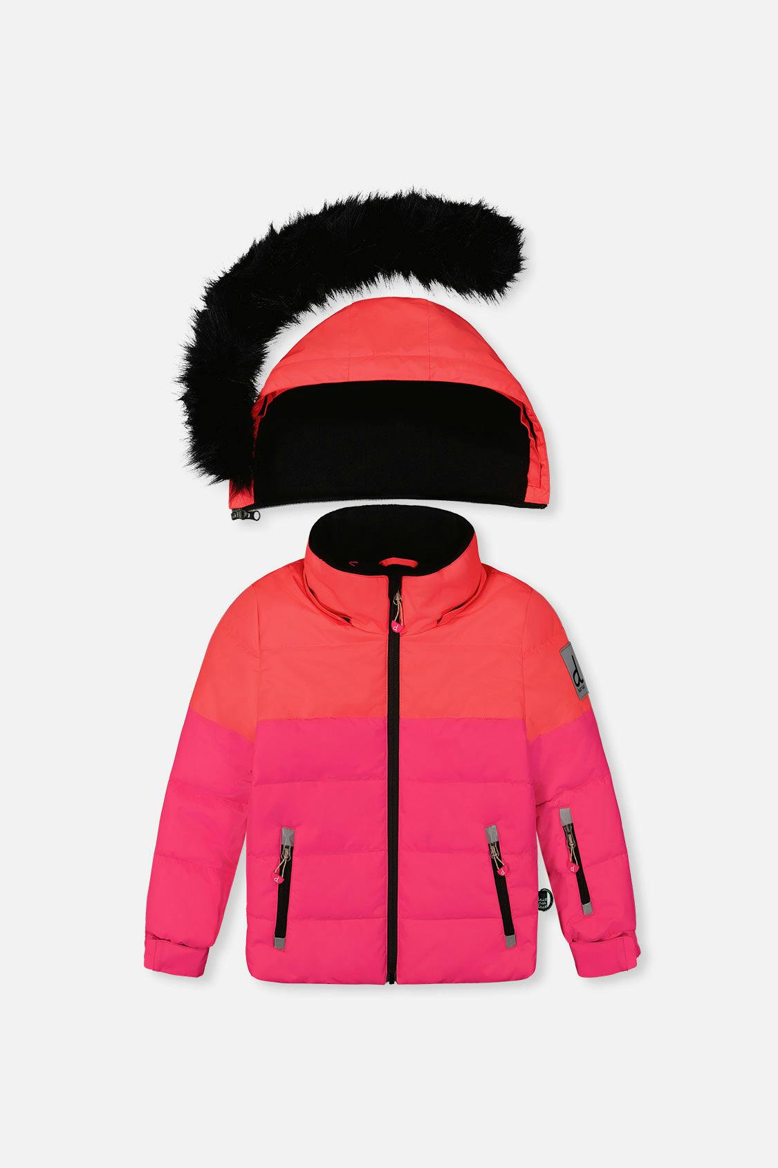 Two Piece Play Snowsuit Bright Pink
