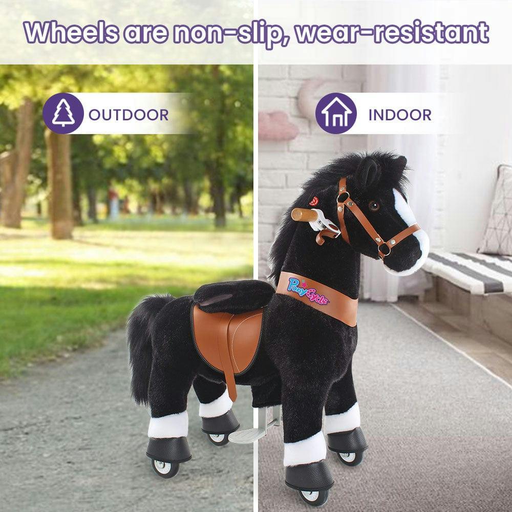 Model U® Horse Ride-On Toy Age 4–7 – Black