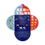 DIY Paper Airplanes Activity Kit - 24 Designs - 2 Sticker Sheets
