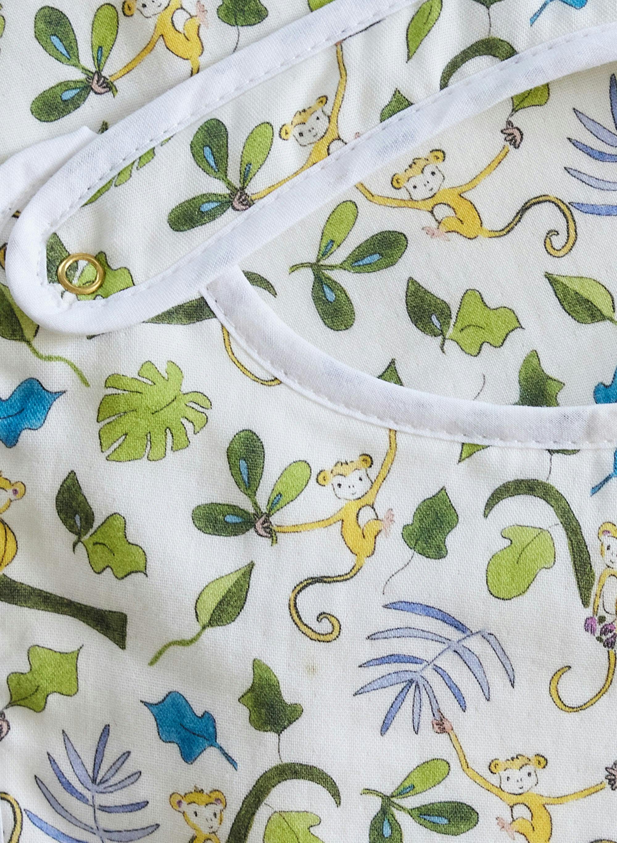Baby Essentials Bib & Burp Set - Happy Monkey