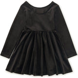 Velour Ballet Dress, Black