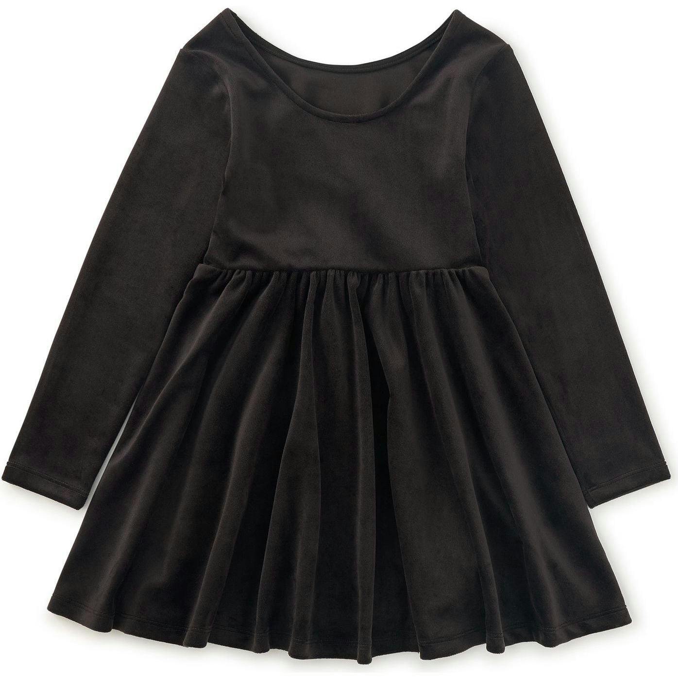 Velour Ballet Dress, Black