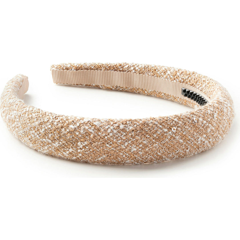 Clara Tweed Padded Headband