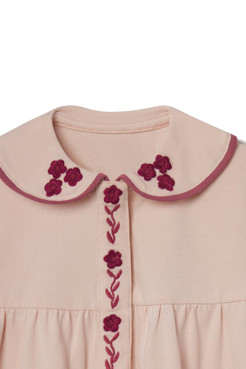 Collier Dress in Blushing Pink