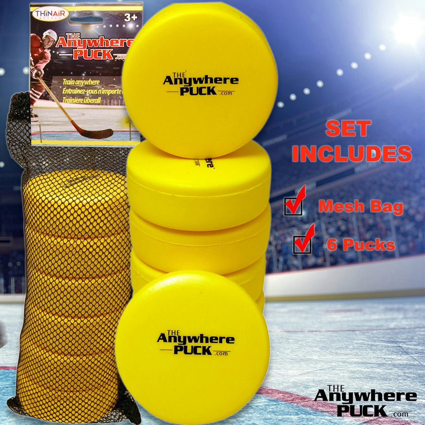 Anywhere Sports: The Anywhere Puck - 6pk