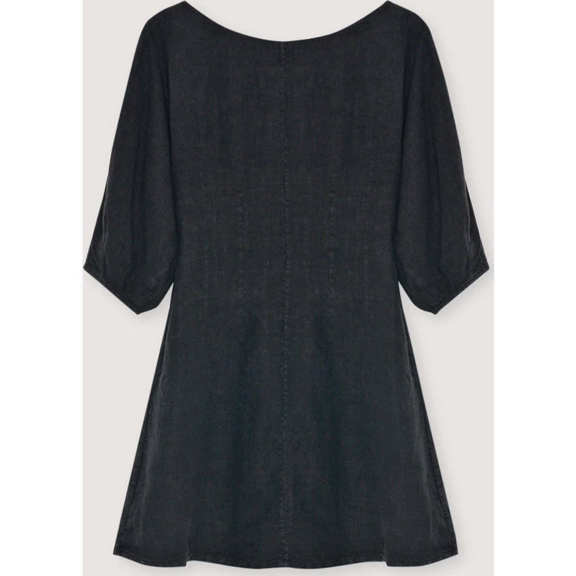 Galium Woman Short Dress Midnight Black