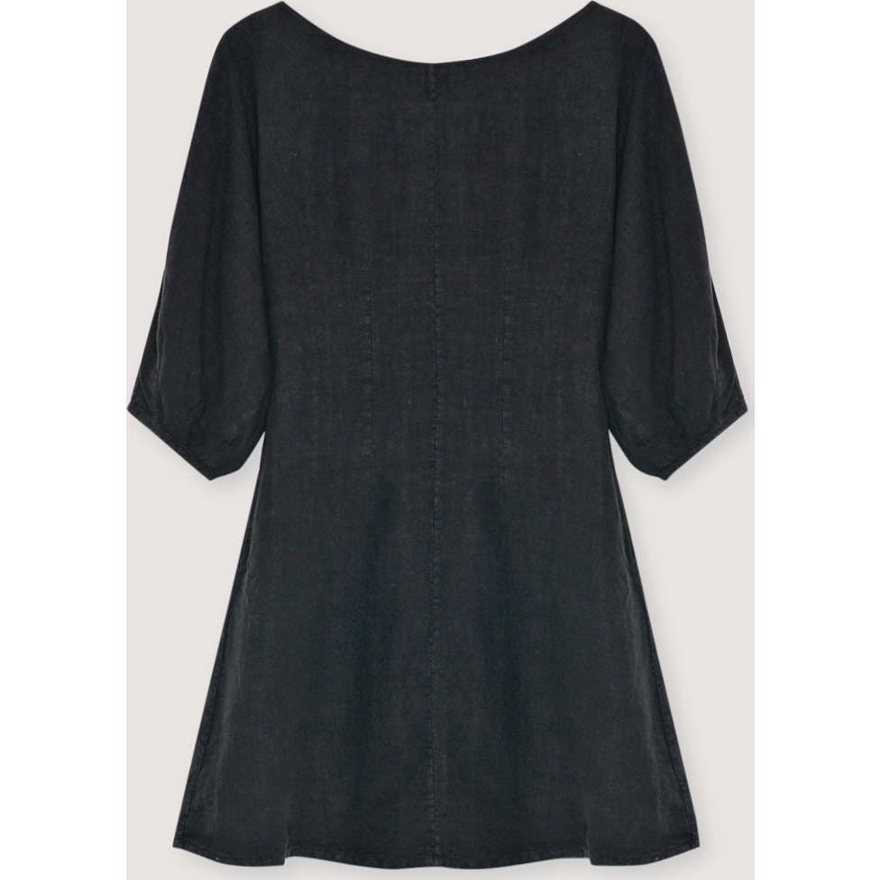 Galium Woman Short Dress Midnight Black