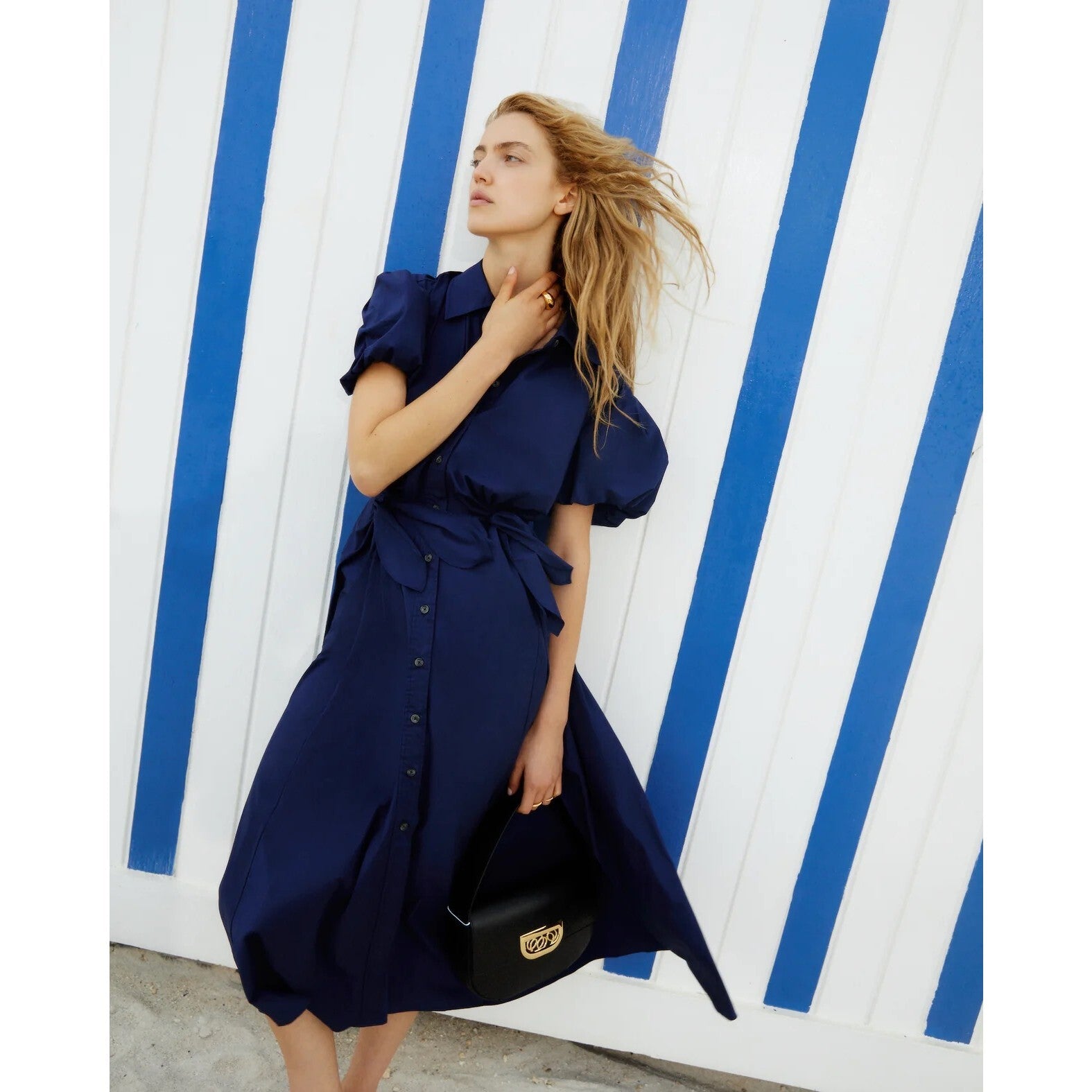 Women's Elza Dress, Navy