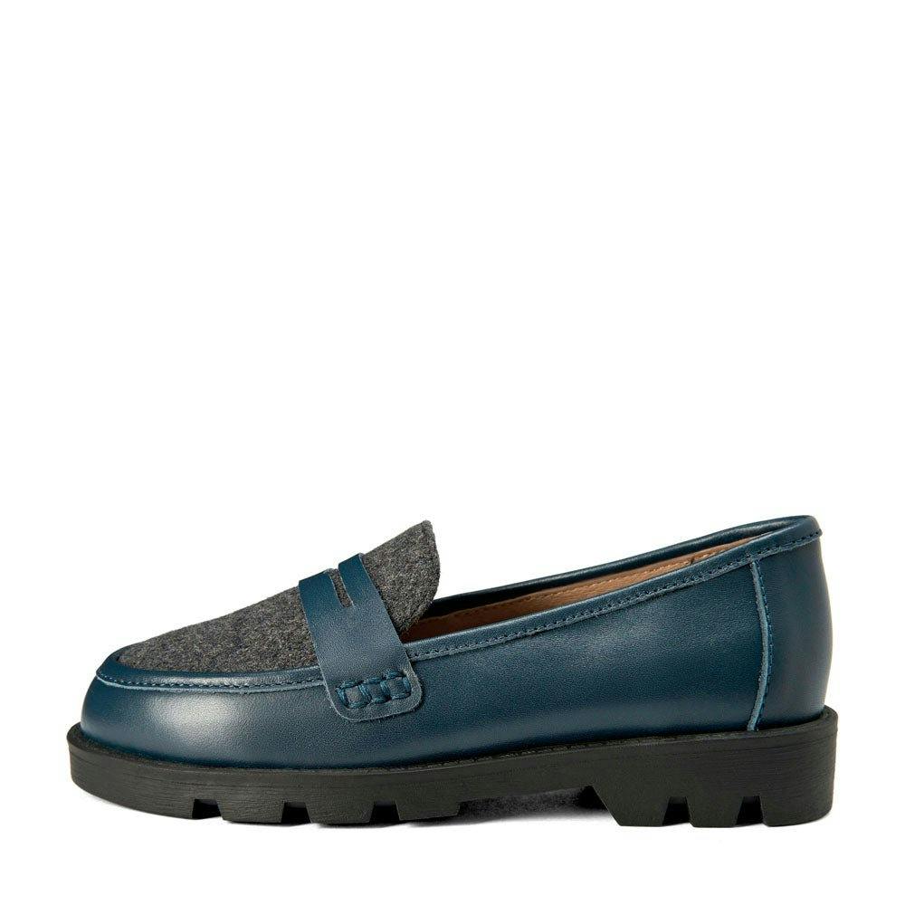 Paula 2.0 Glossed-Leather Soft Wool Loafers