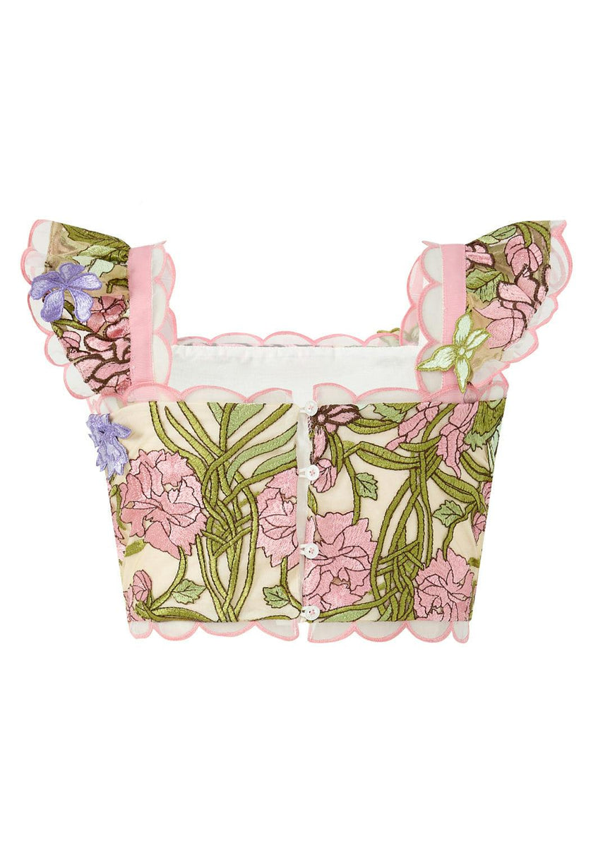 Bonnie Sleeve Embroidered Top