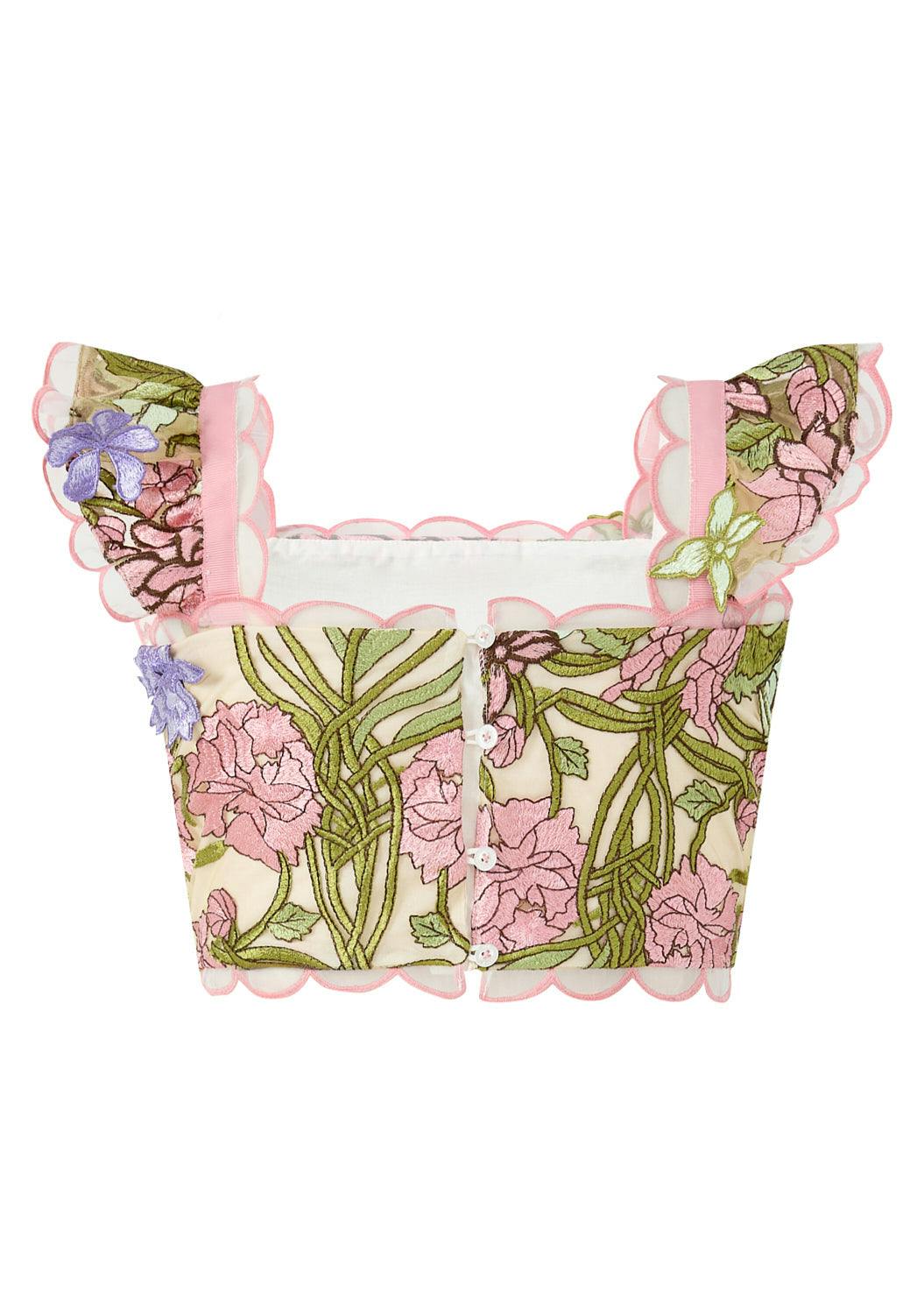 Bonnie Sleeve Embroidered Top
