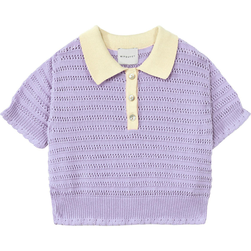 Mipounet SS26 Clémence, Polo (lilac)