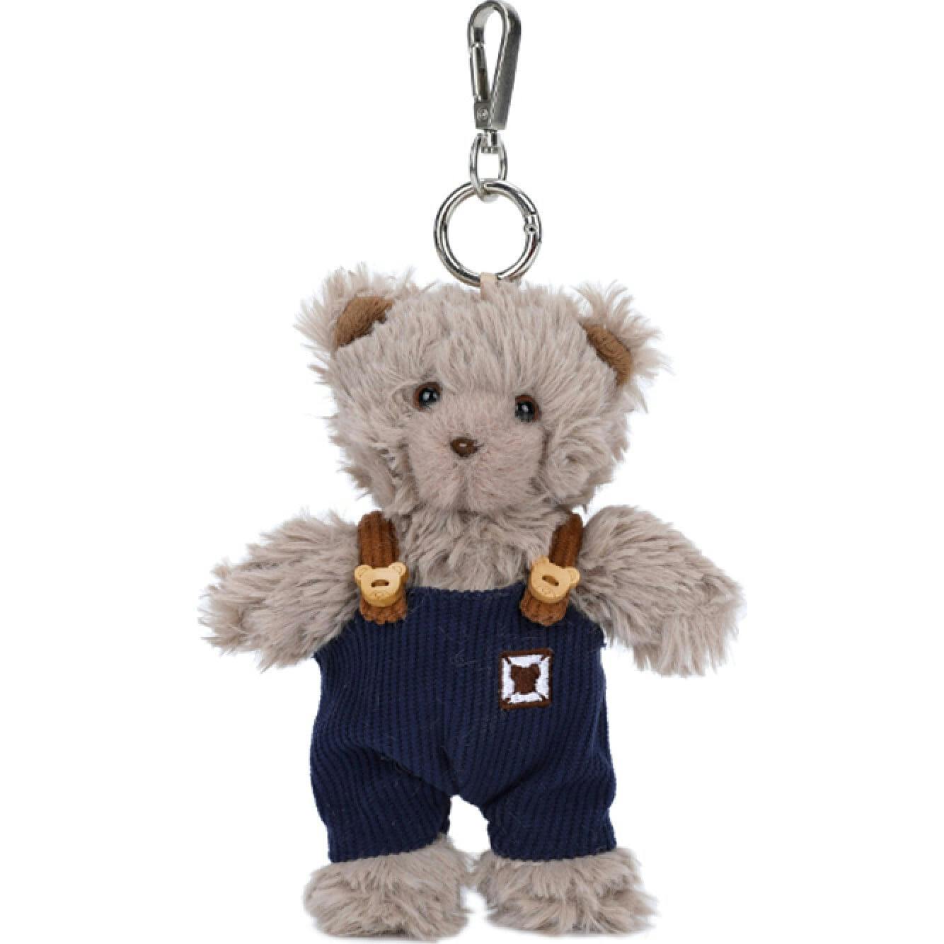 Buttonboo Bear Bag Charms — Soft Weighted Cuddle Stuffed Animal