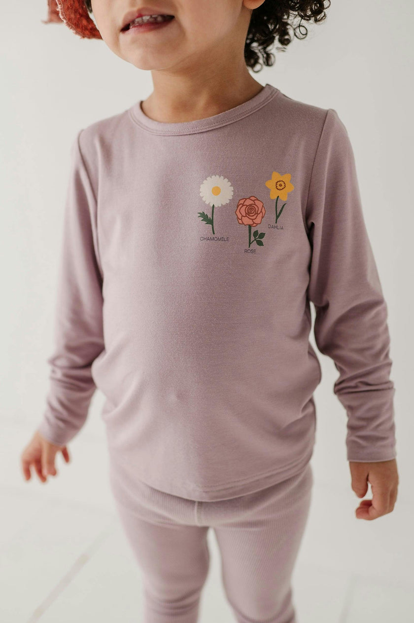 Girls Long Sleeve Tee in Keep Nature Wild