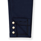 Button Cuff Ponte Pant