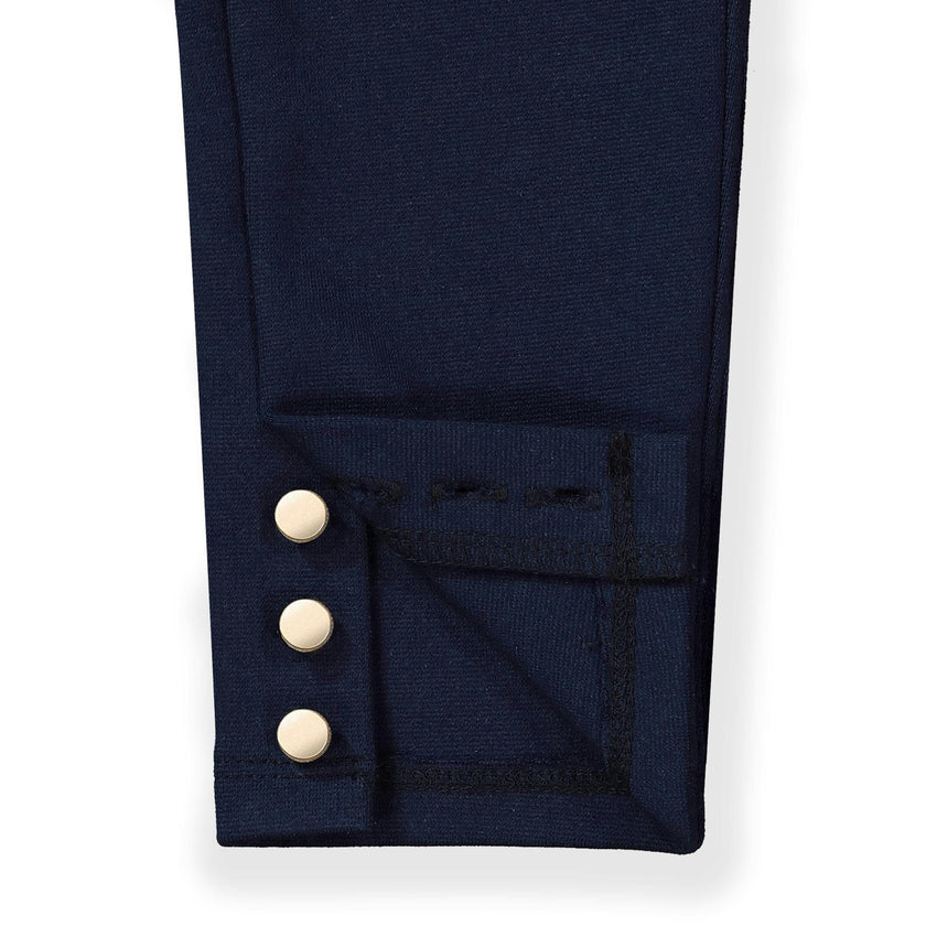 Button Cuff Ponte Pant