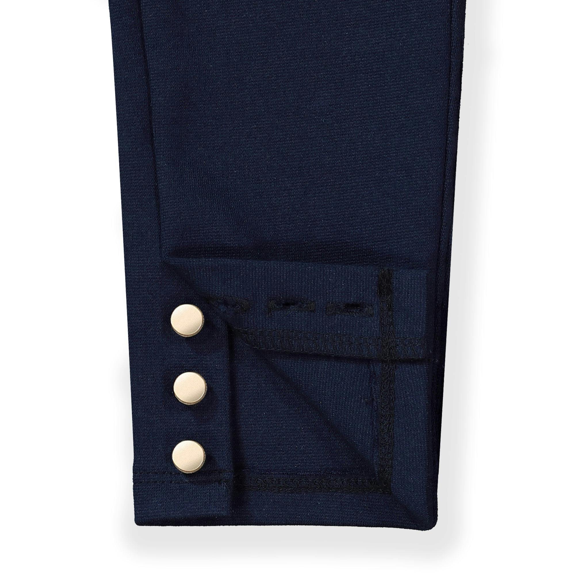 Button Cuff Ponte Pant