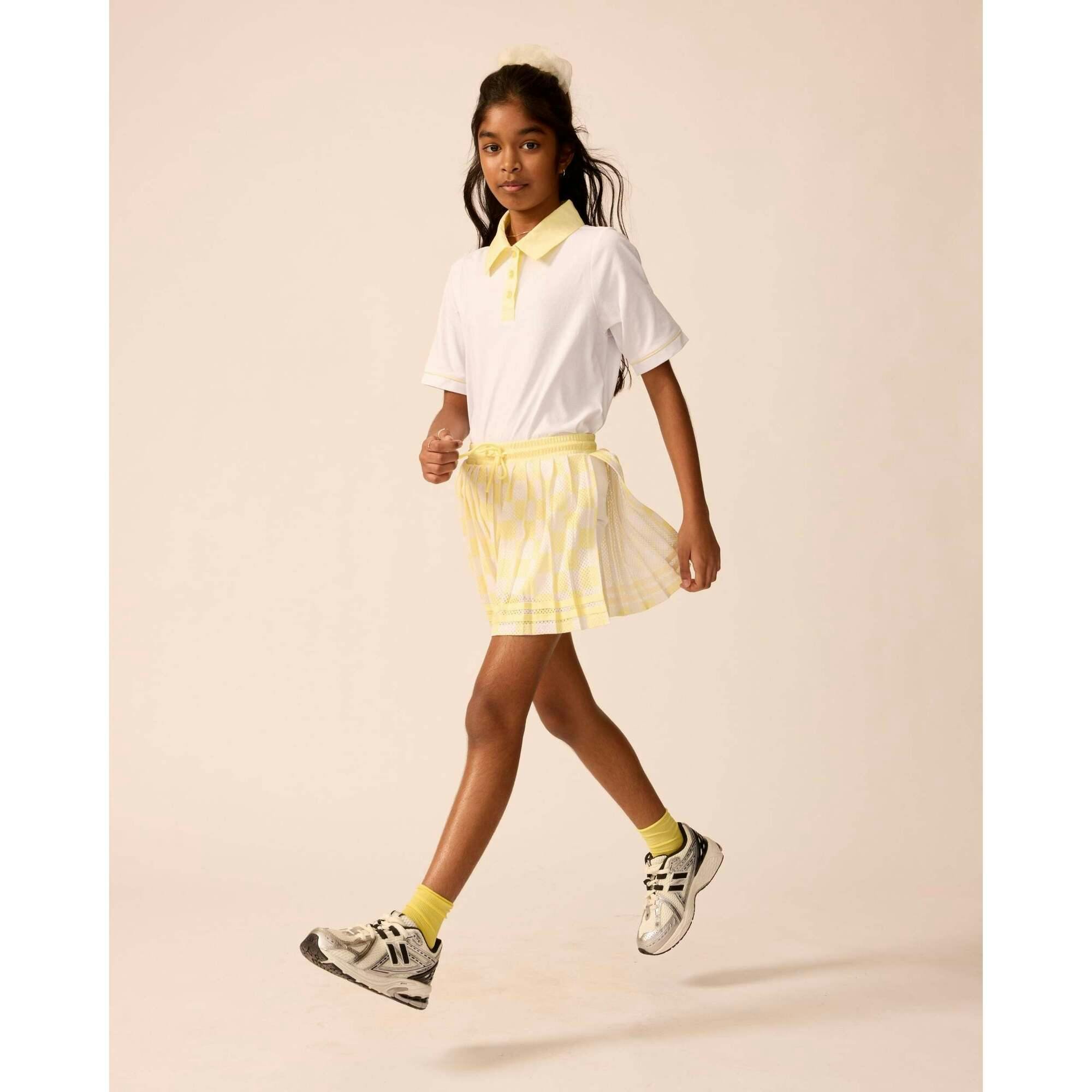 Tech Play Polo in Lemonade Trim