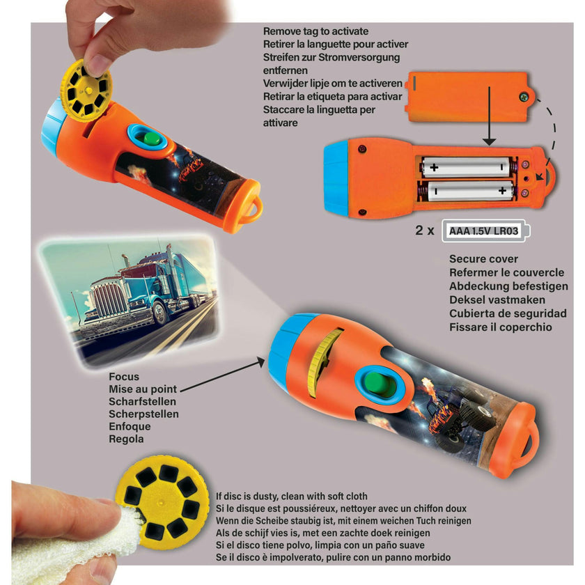 Brainstorm Toys: Tractor & Truck Torch & Projector