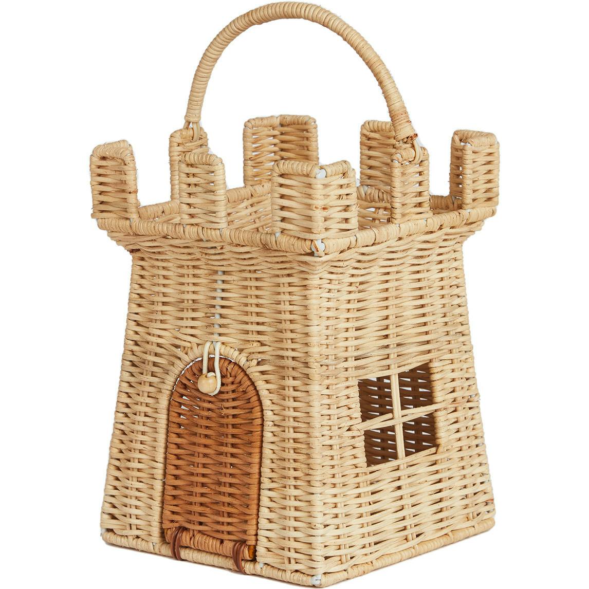 Rattan Castle Bag