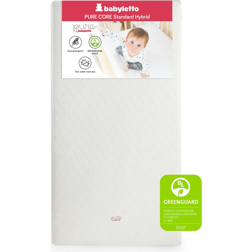 Pure Core Crib Mattress with Hybrid Waterproof Cover