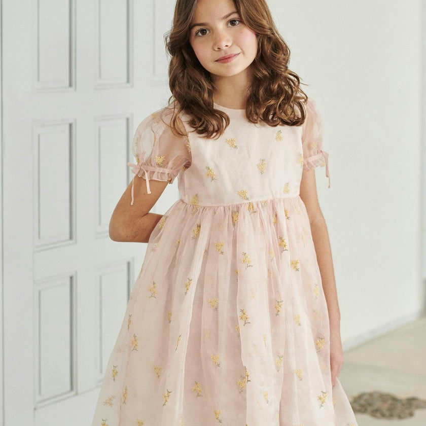Pink Gardenia Ceremony Girl Dress