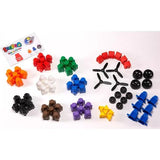 Snapo Jr. Advanced Builder's Kit - 80 pcs - Colorful Blocks & Wheels