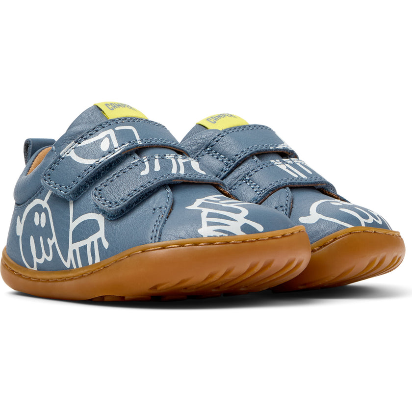 Peu Leather First Walkers Shoes, Multi