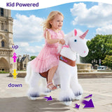 Model U® Unicorn Ride-On Toy Age 4–7 – White